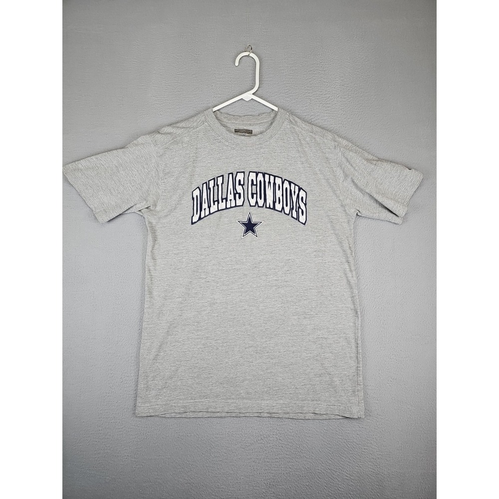Dallas Cowboys NFL Short Sleeve T Shirt Men's Medium Gray Embordered Logo